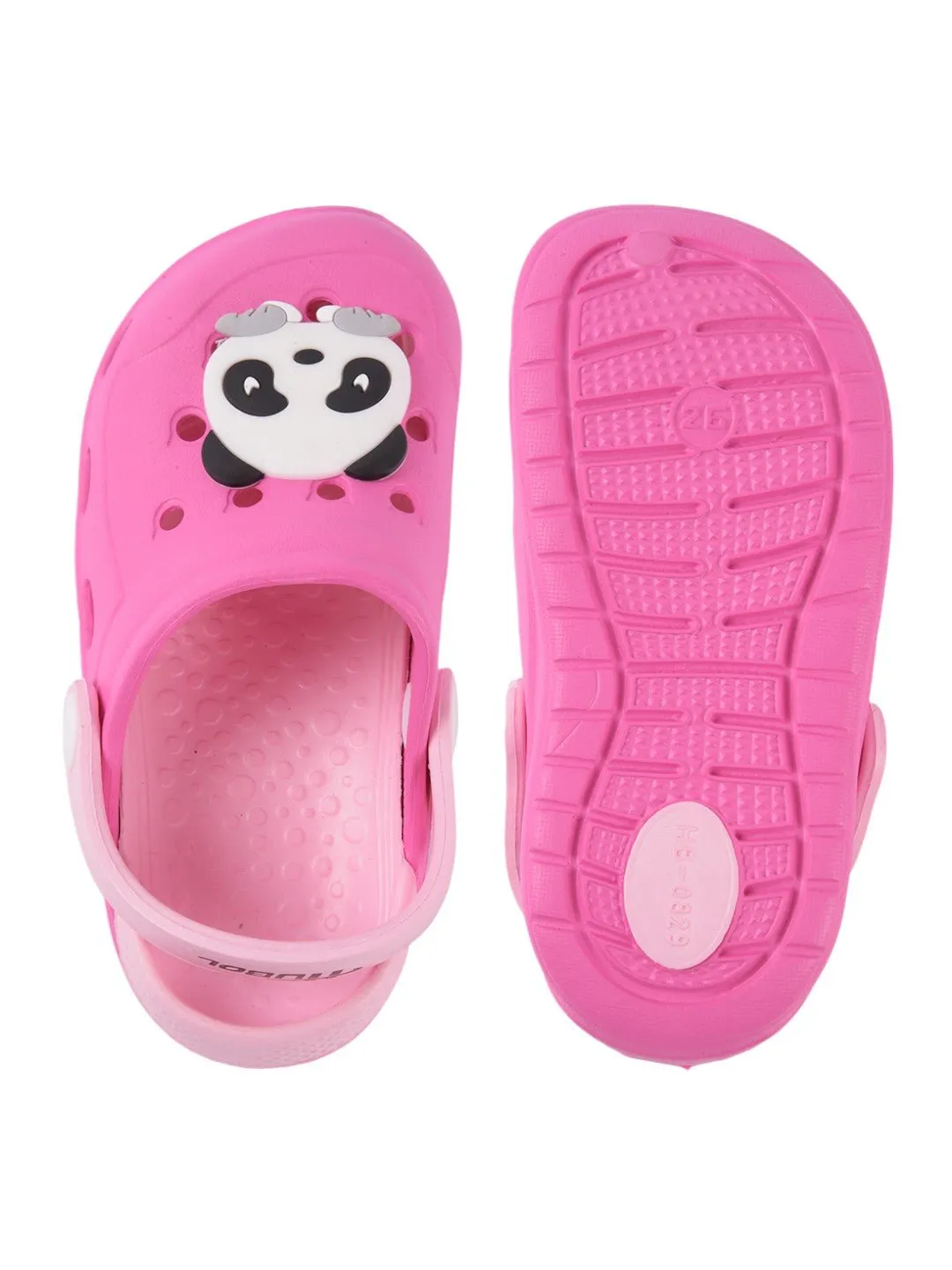 Adorable Pink Panda Clogs for Girls