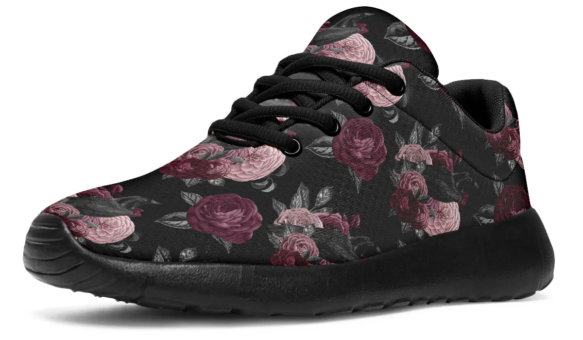 Crows And Roses Sneakers