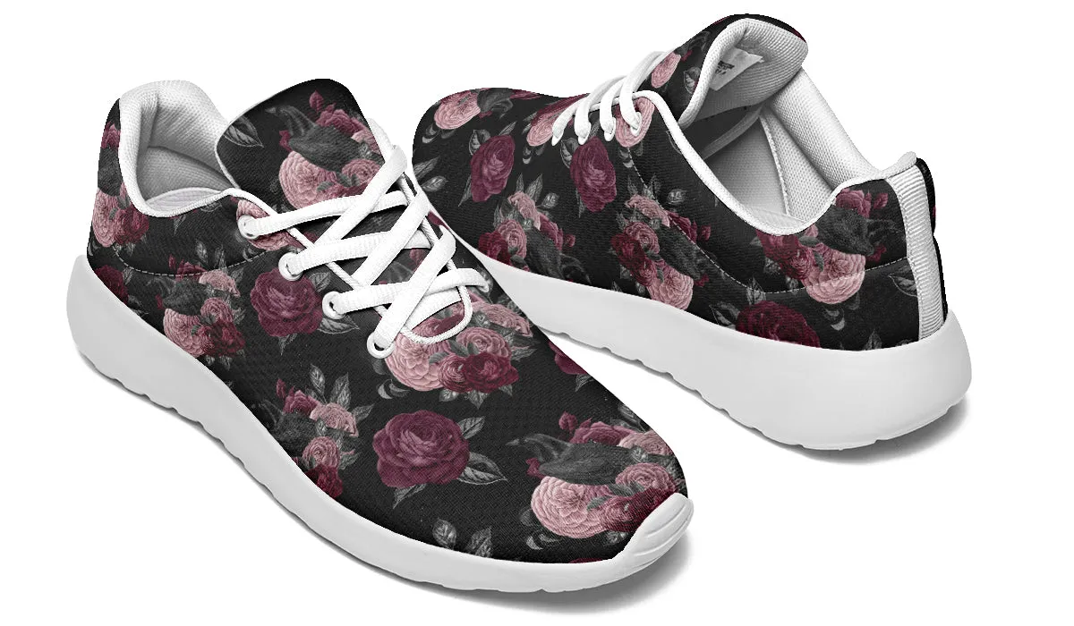Crows And Roses Sneakers