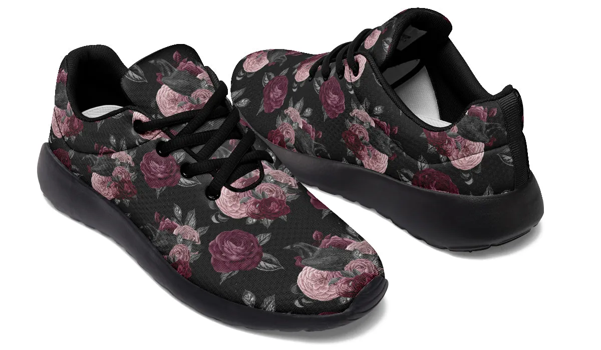 Crows And Roses Sneakers