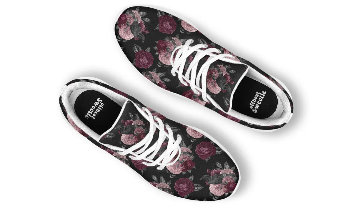 Crows And Roses Sneakers