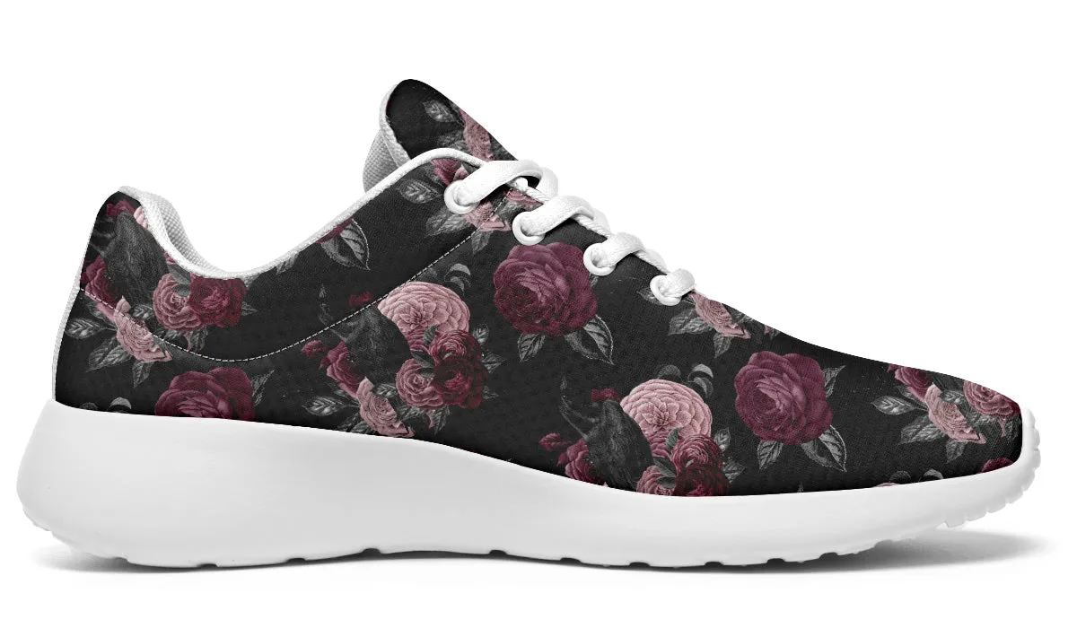Crows And Roses Sneakers