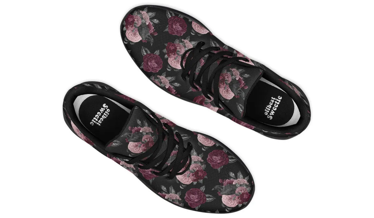Crows And Roses Sneakers