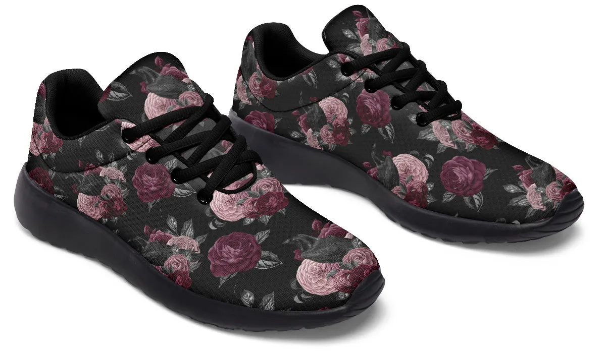 Crows And Roses Sneakers