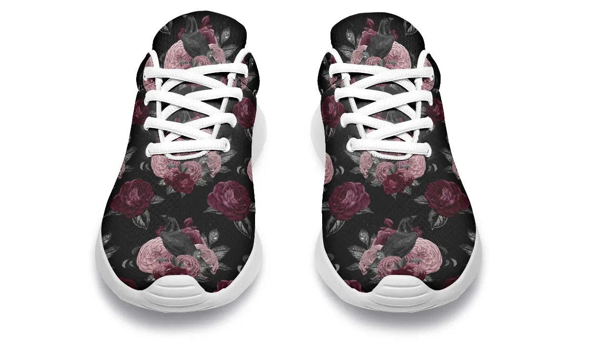Crows And Roses Sneakers