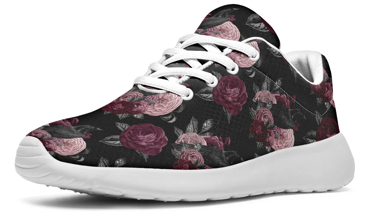Crows And Roses Sneakers