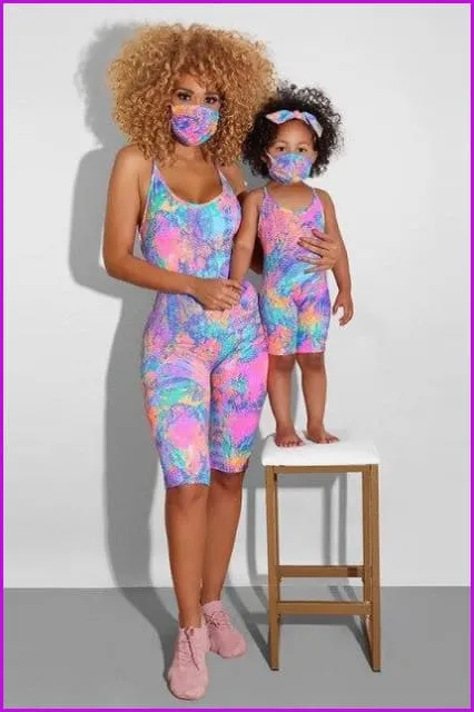 Family Matching Parent-child Jumpsuit F2417