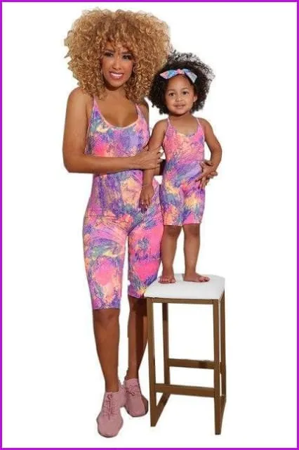 Family Matching Parent-child Jumpsuit F2417