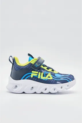Fila Kids Cam Lights Sneaker Blue/ Multi _ 183001 _ Blue