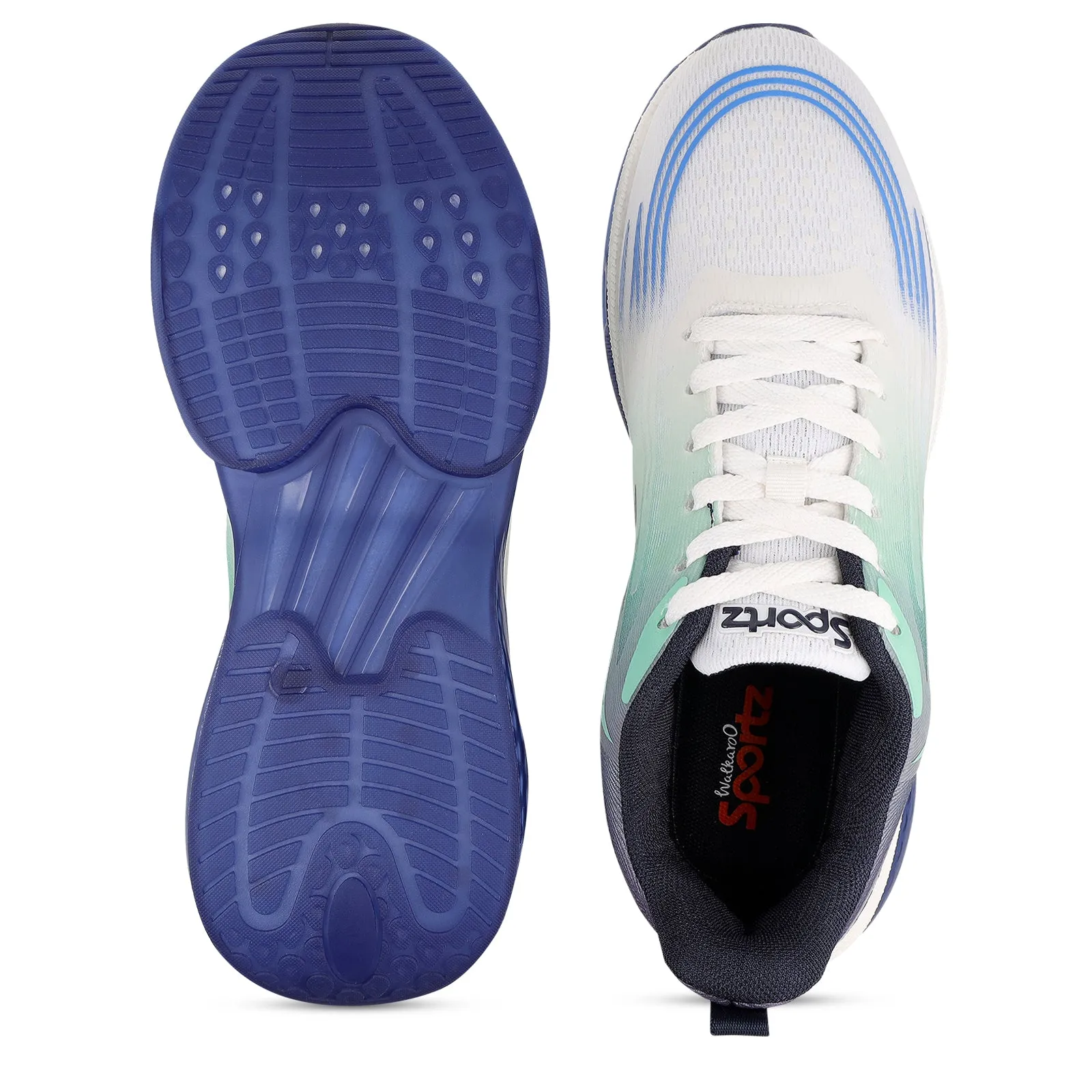 RULER Men's Lace-up Sports Shoe - WS9157 Blue Green