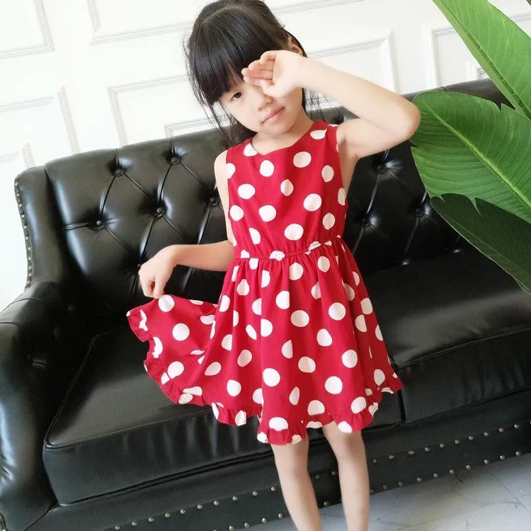 Sand Beach Parent-Child Summer Dress
