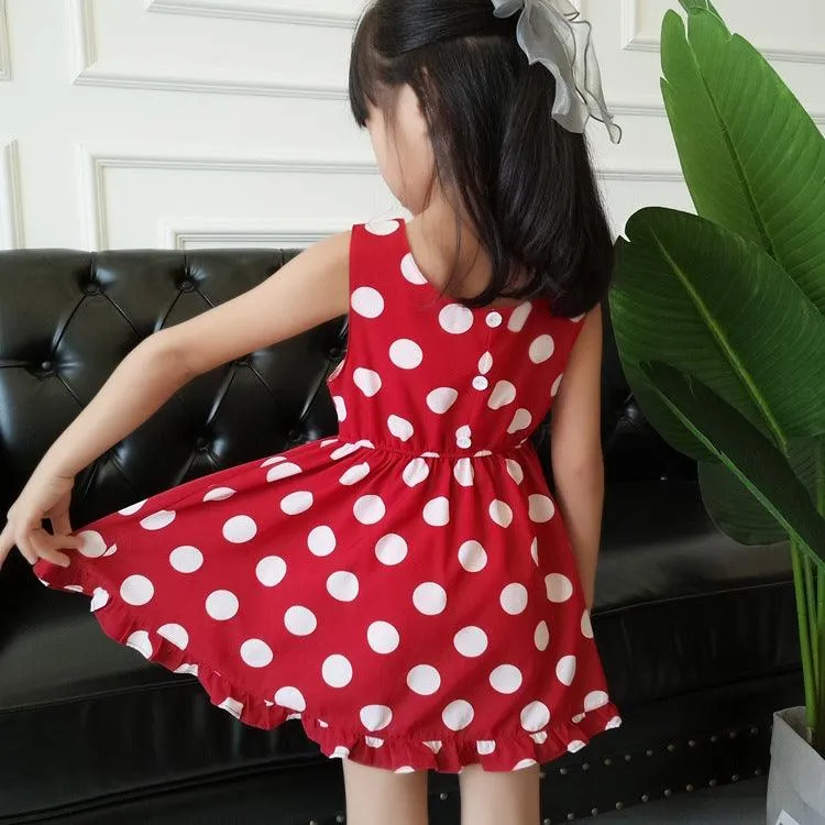 Sand Beach Parent-Child Summer Dress
