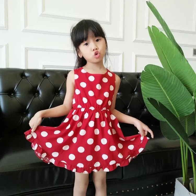 Sand Beach Parent-Child Summer Dress