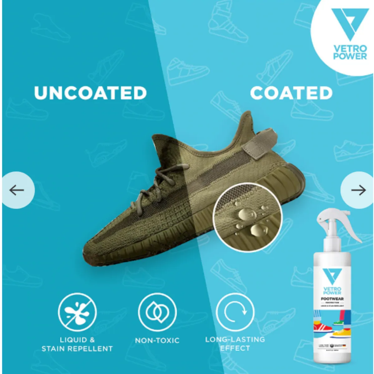 Vetro Power Footwear Protector - 250ml