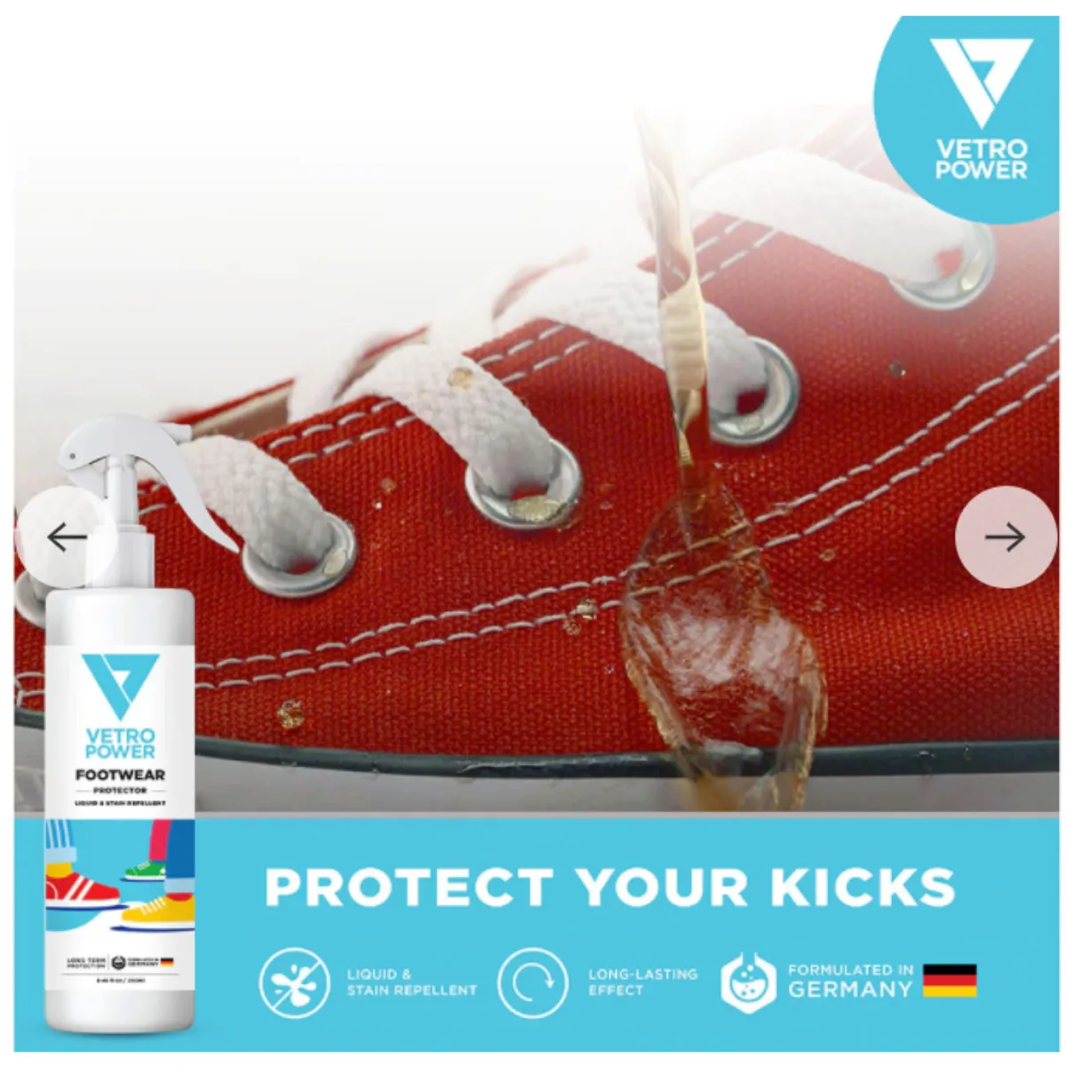 Vetro Power Footwear Protector - 250ml