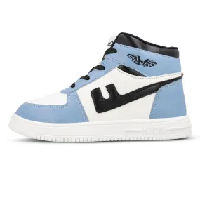 Walkaroo Kids Shoes - WK380 White Blue Walkaroo Kids Shoes - WK380 White Blue